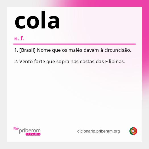 Significado de cola